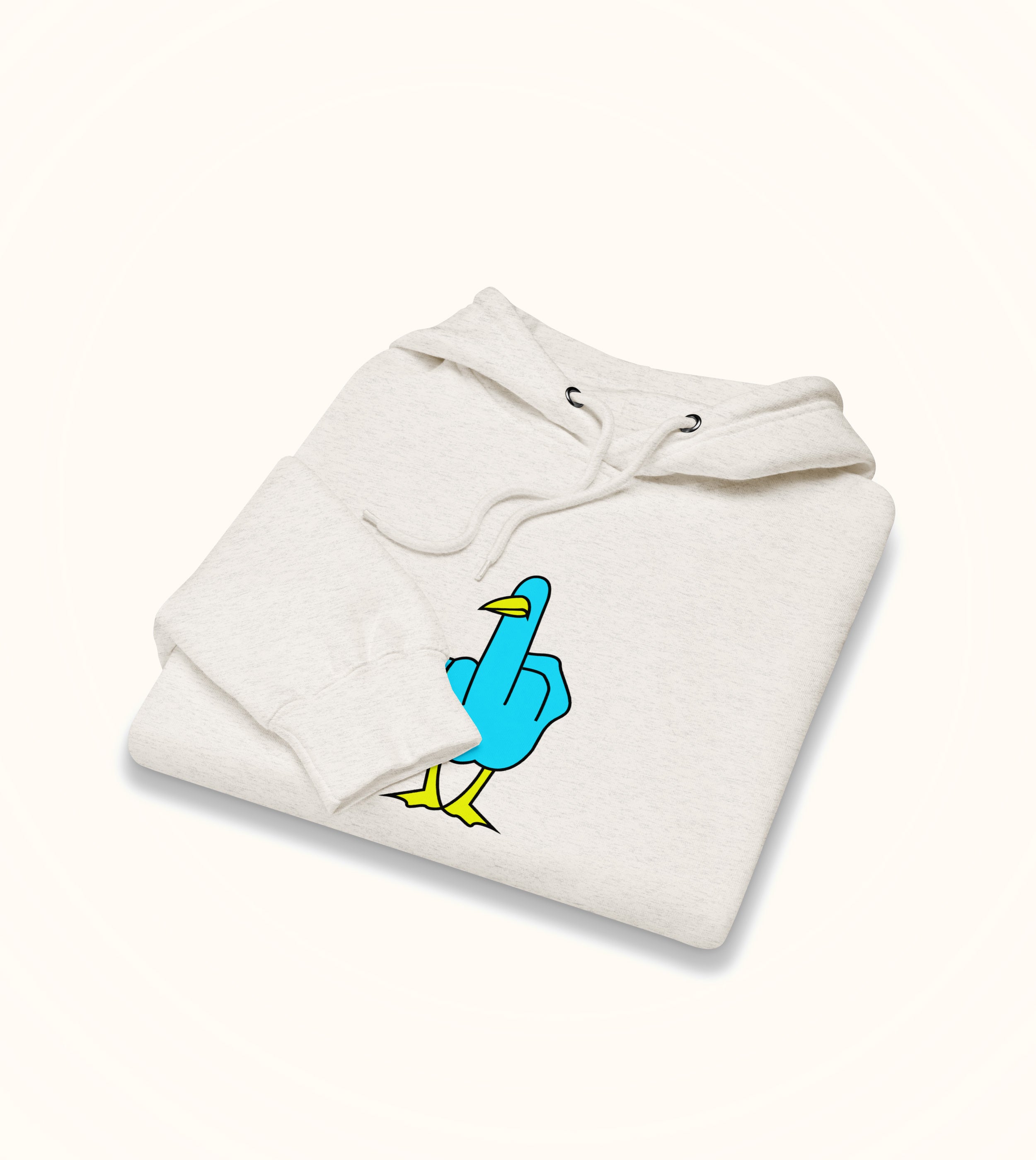 Birdflip® premium light print hoodie