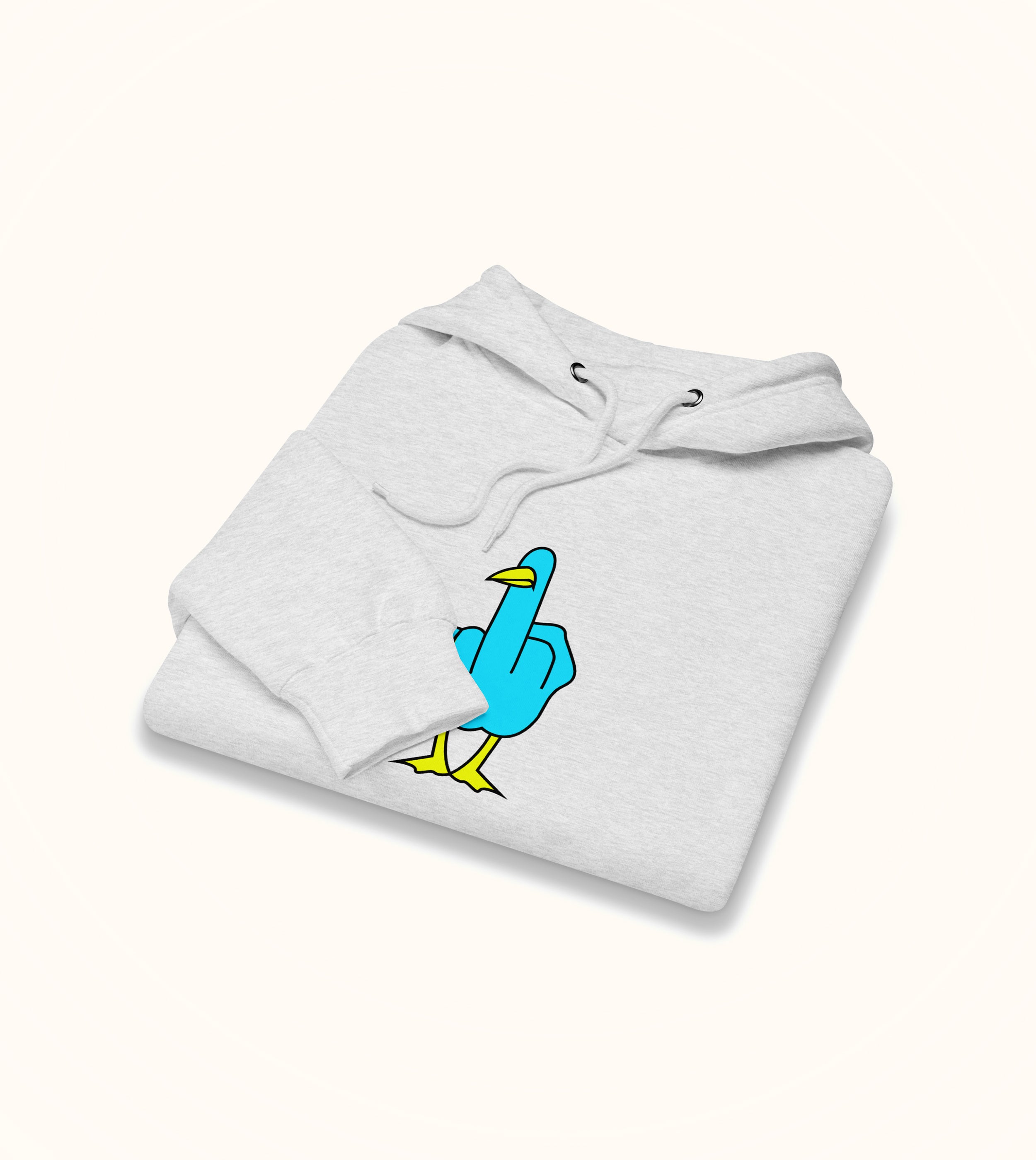 Birdflip® premium light print hoodie