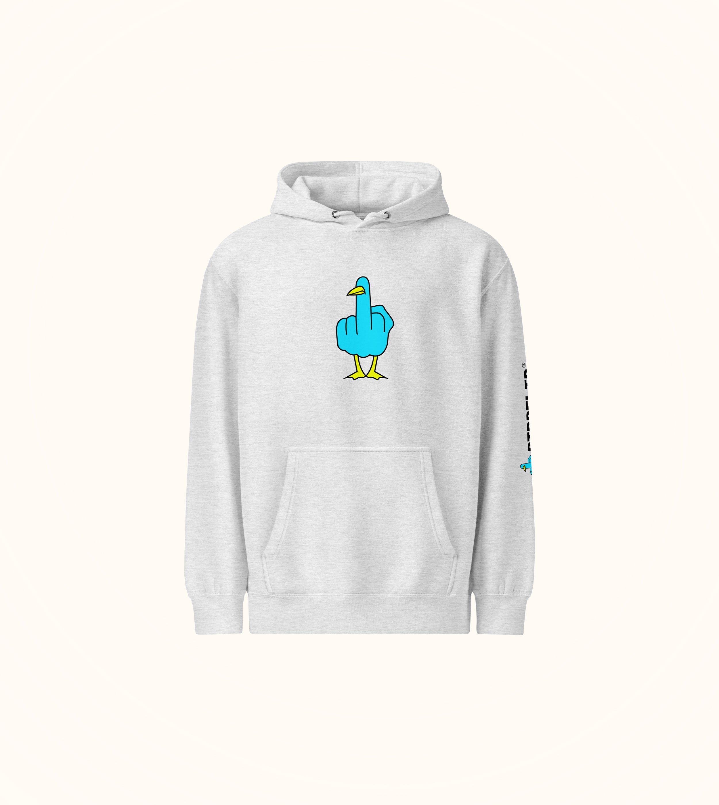 Birdflip® premium light print hoodie