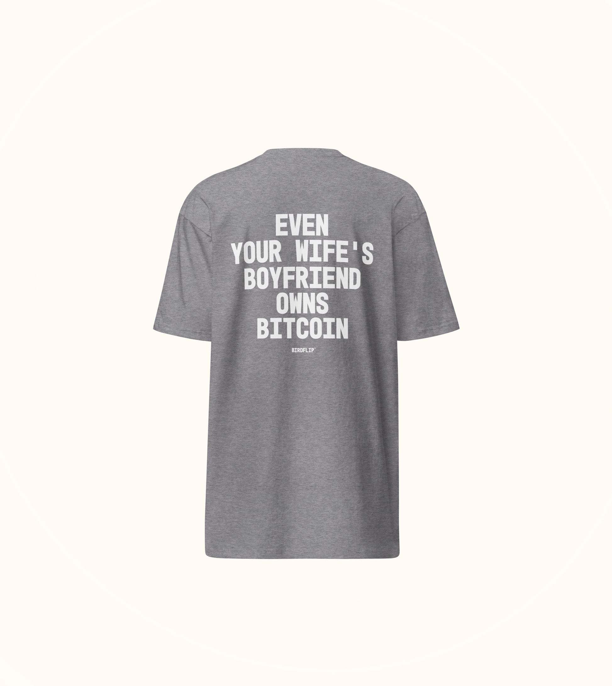 Birdflip® wife's BF heavyweight tee