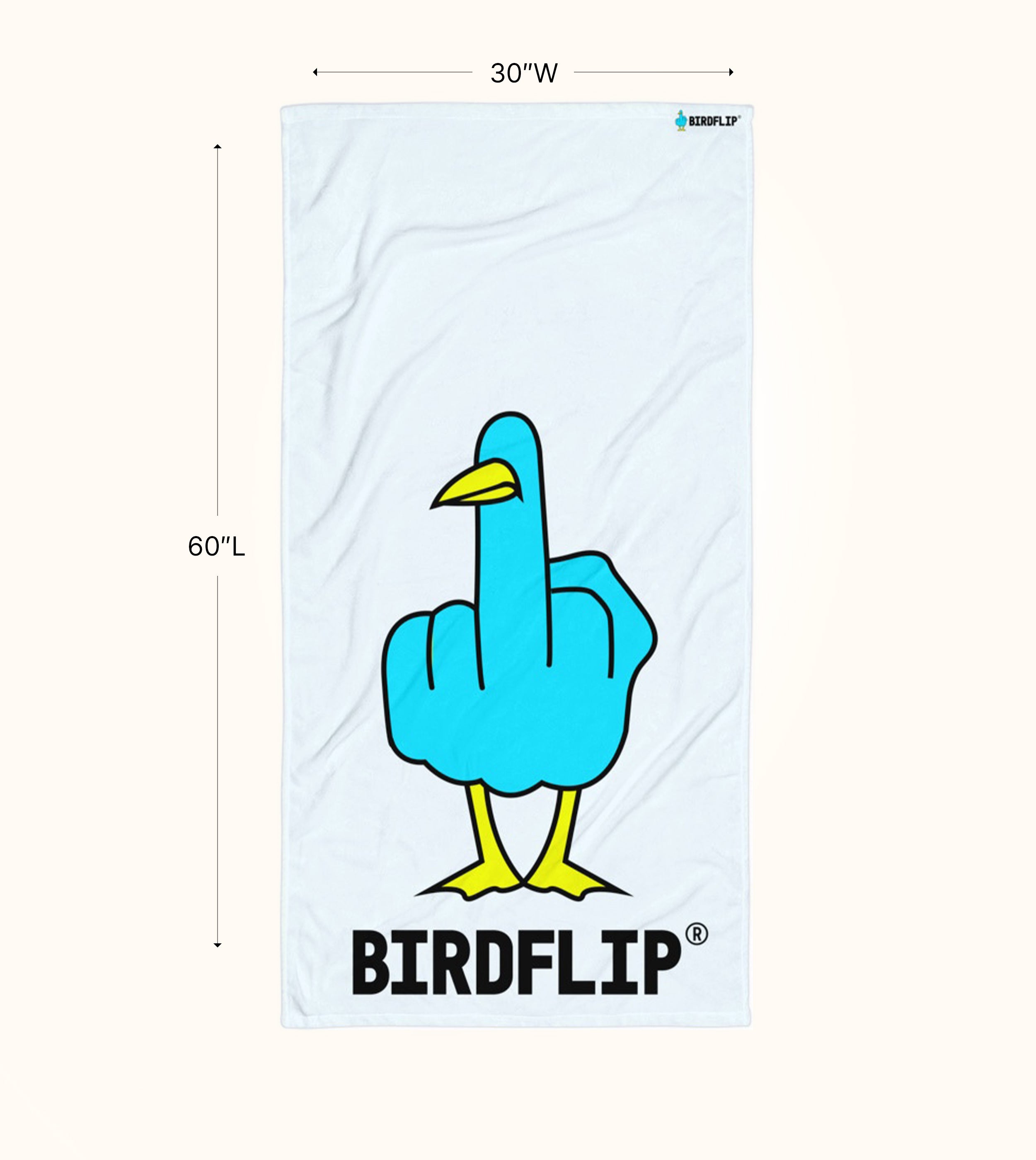 Birdflip® beach towel