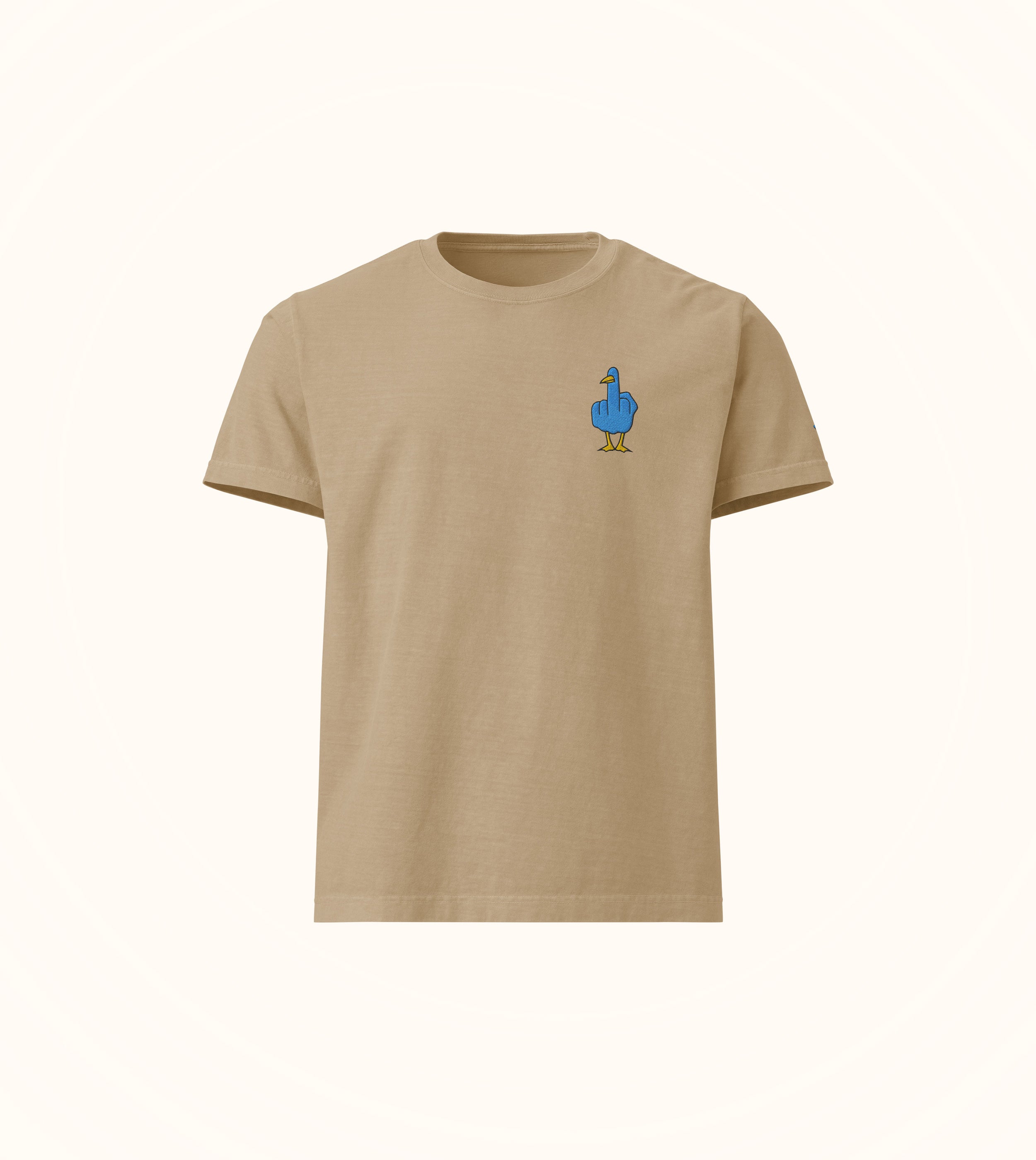 Big FU oversized Birdflip icon tee