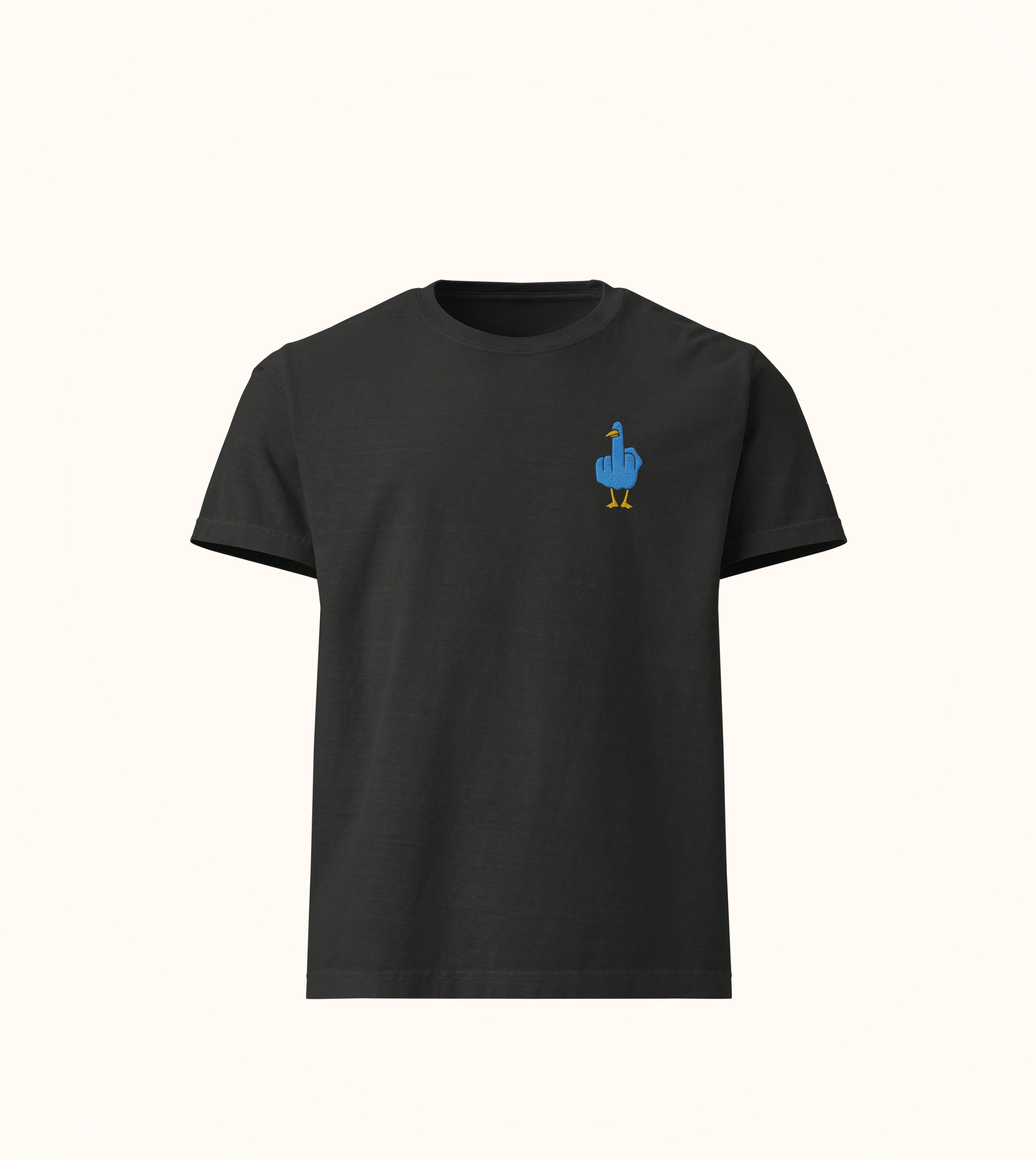 Big FU oversized Birdflip icon tee