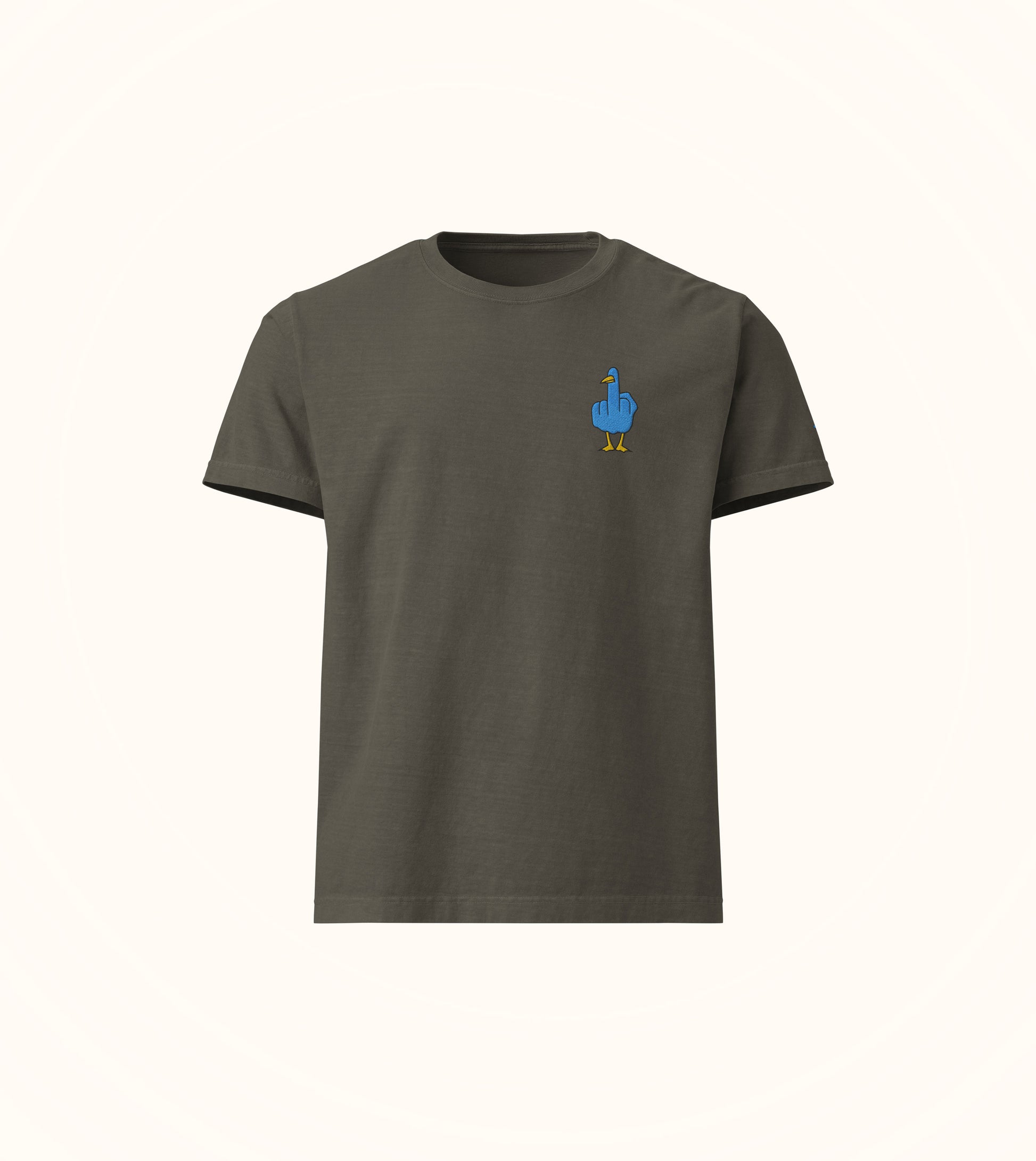Big FU oversized Birdflip icon tee