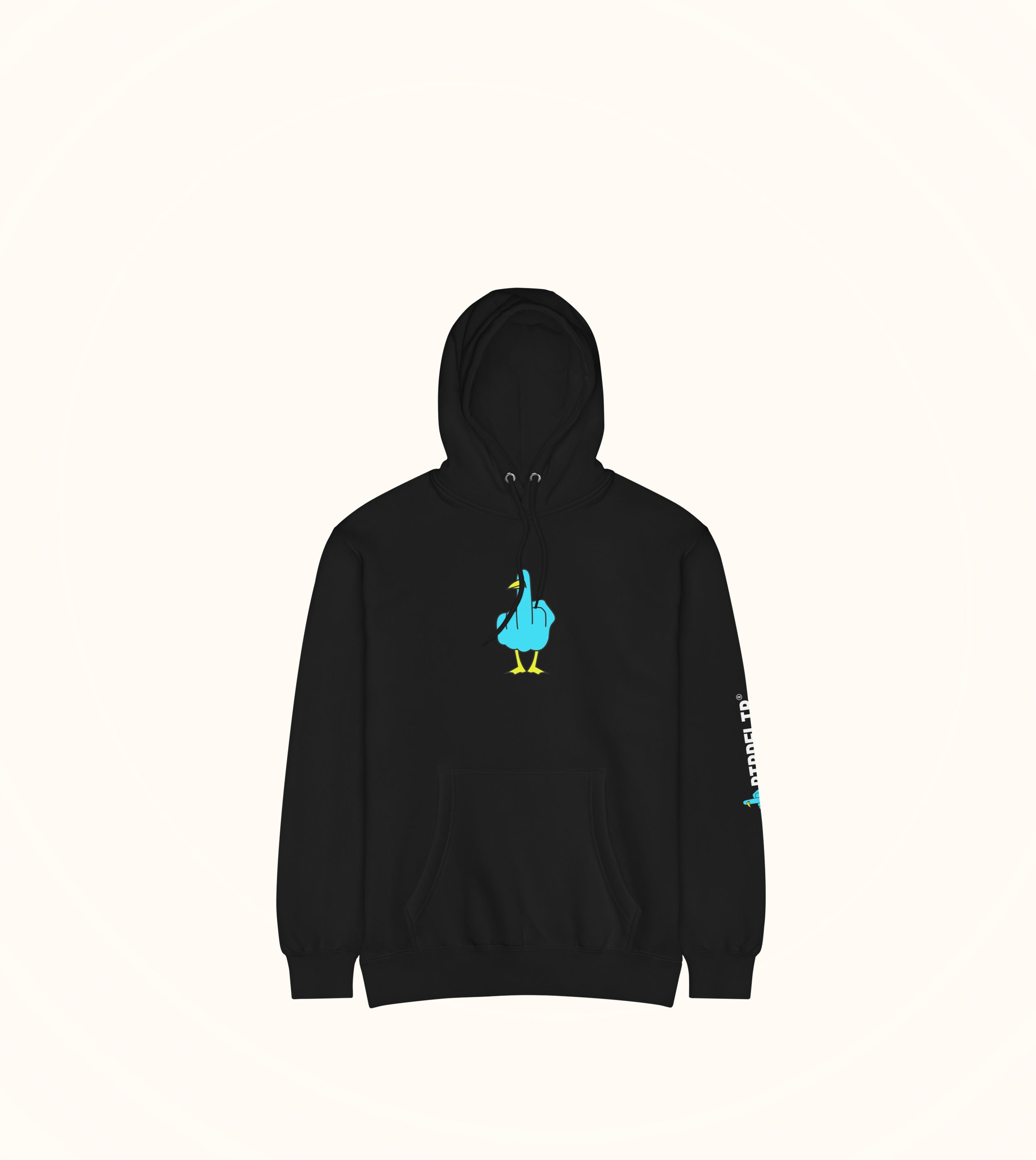 Birdflip® premium dark print hoodie