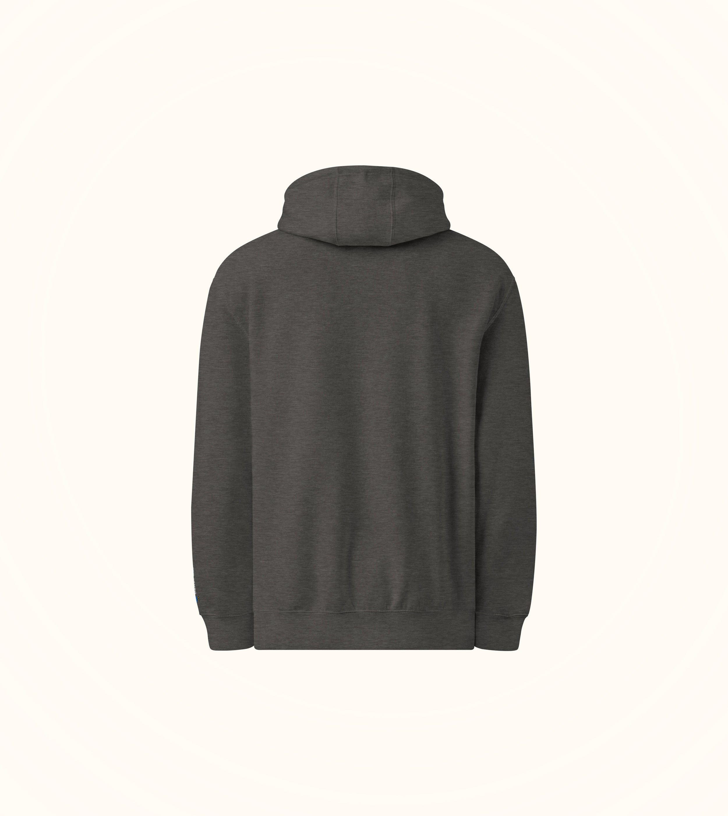 Birdflip® embroidered icon dark hoodie