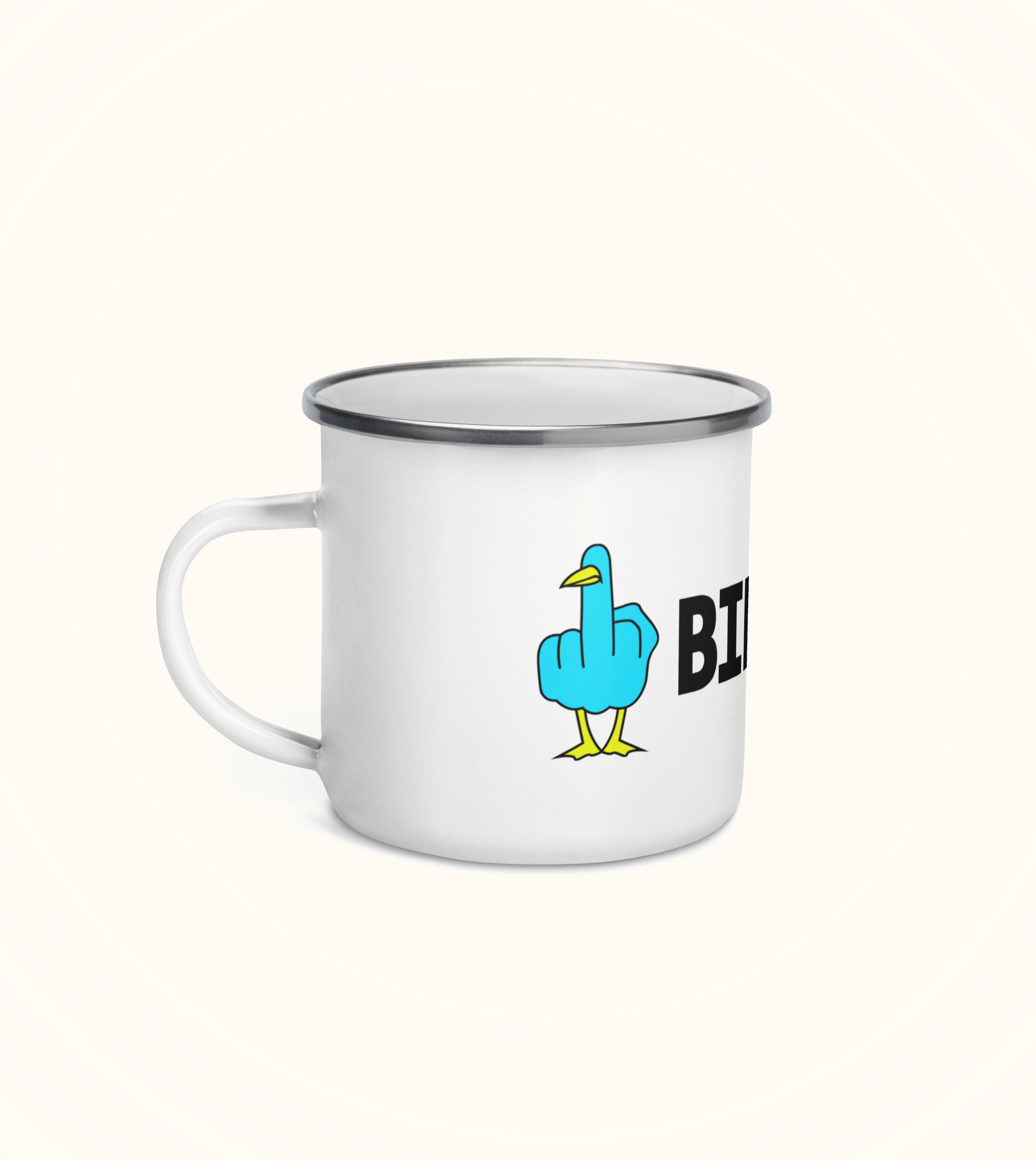 Birdflip® Enamel Mug