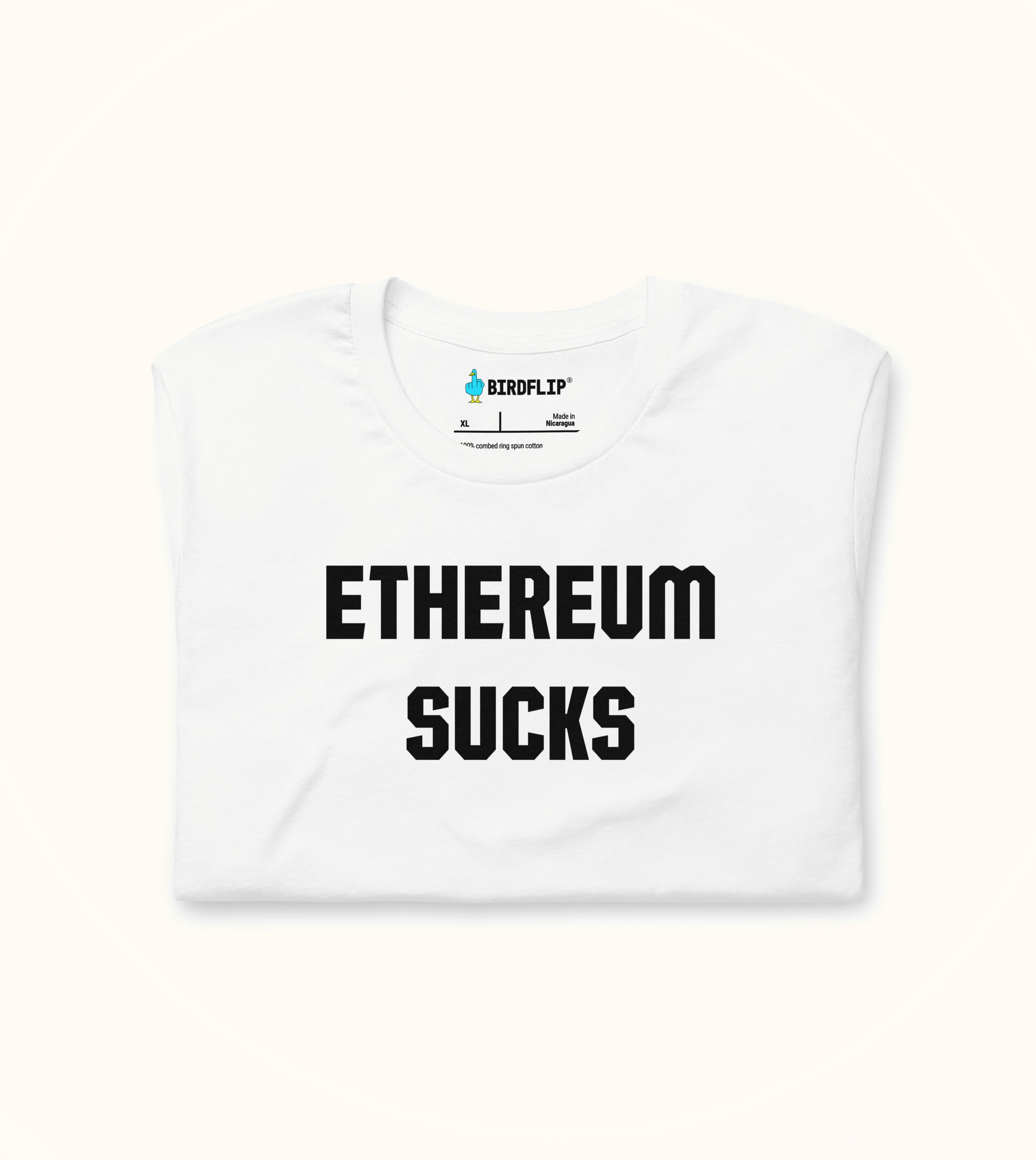 Birdflip® ethereum sucks tee