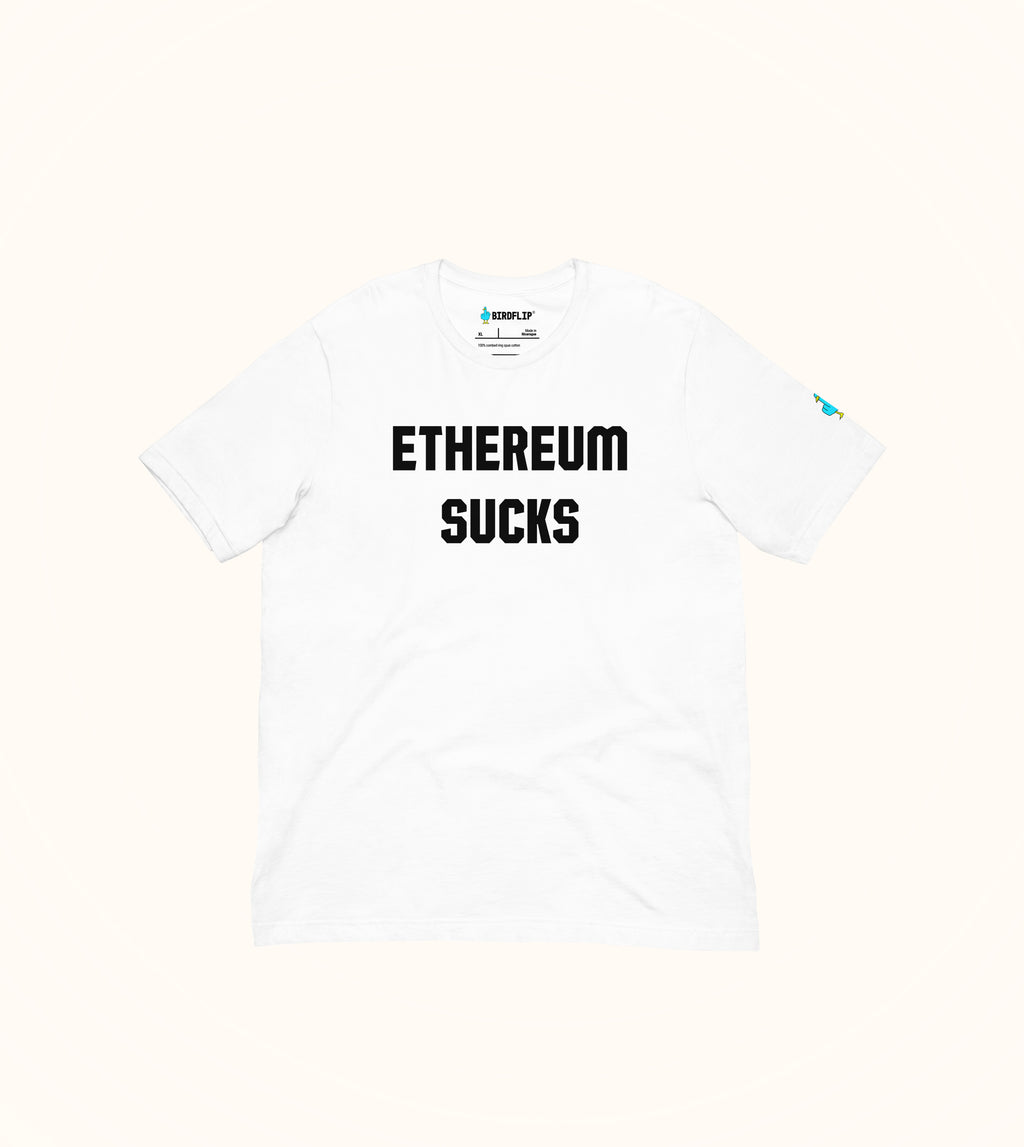 Birdflip® ethereum sucks tee