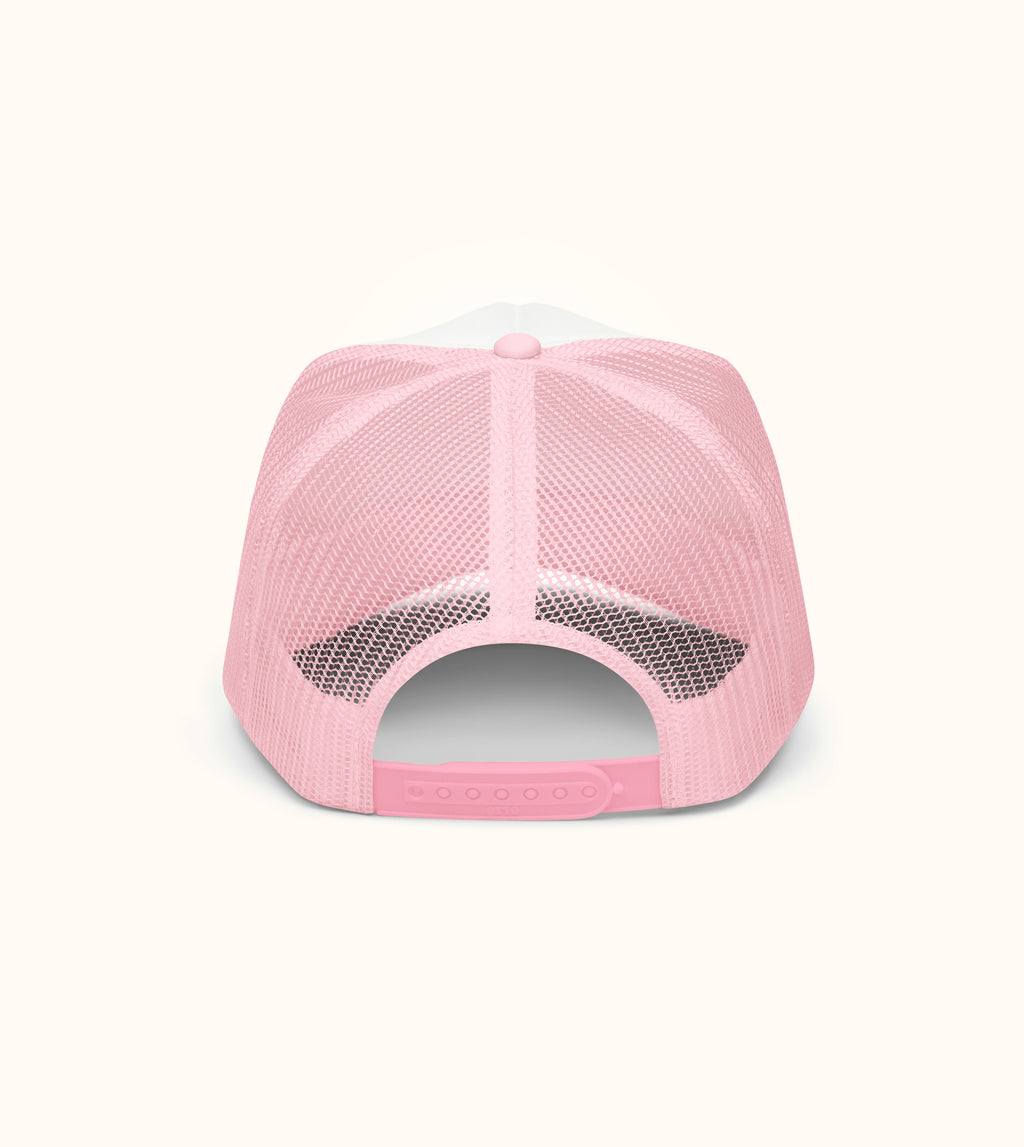 Birdflip® script foam trucker hat