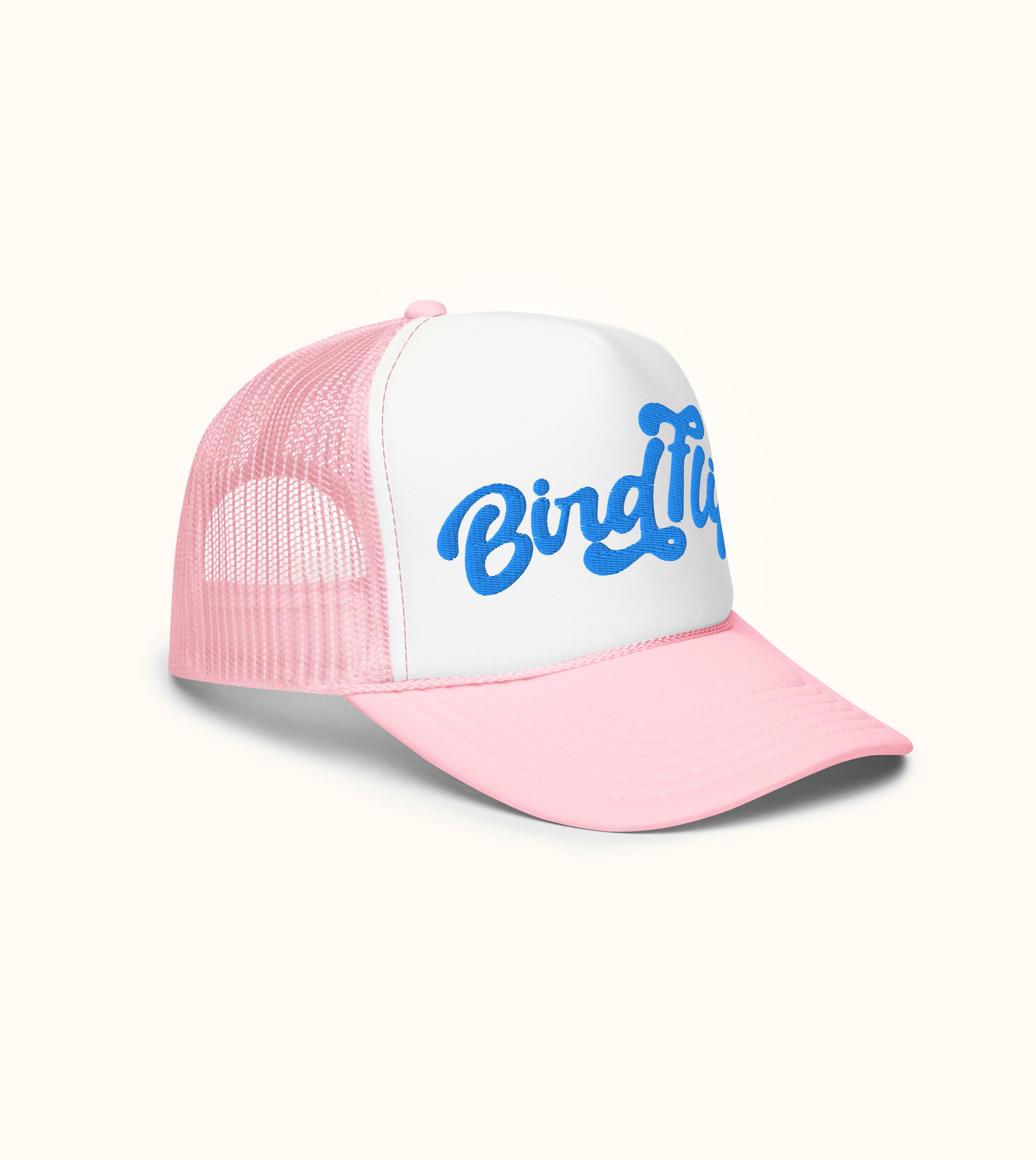 Birdflip® script foam trucker hat
