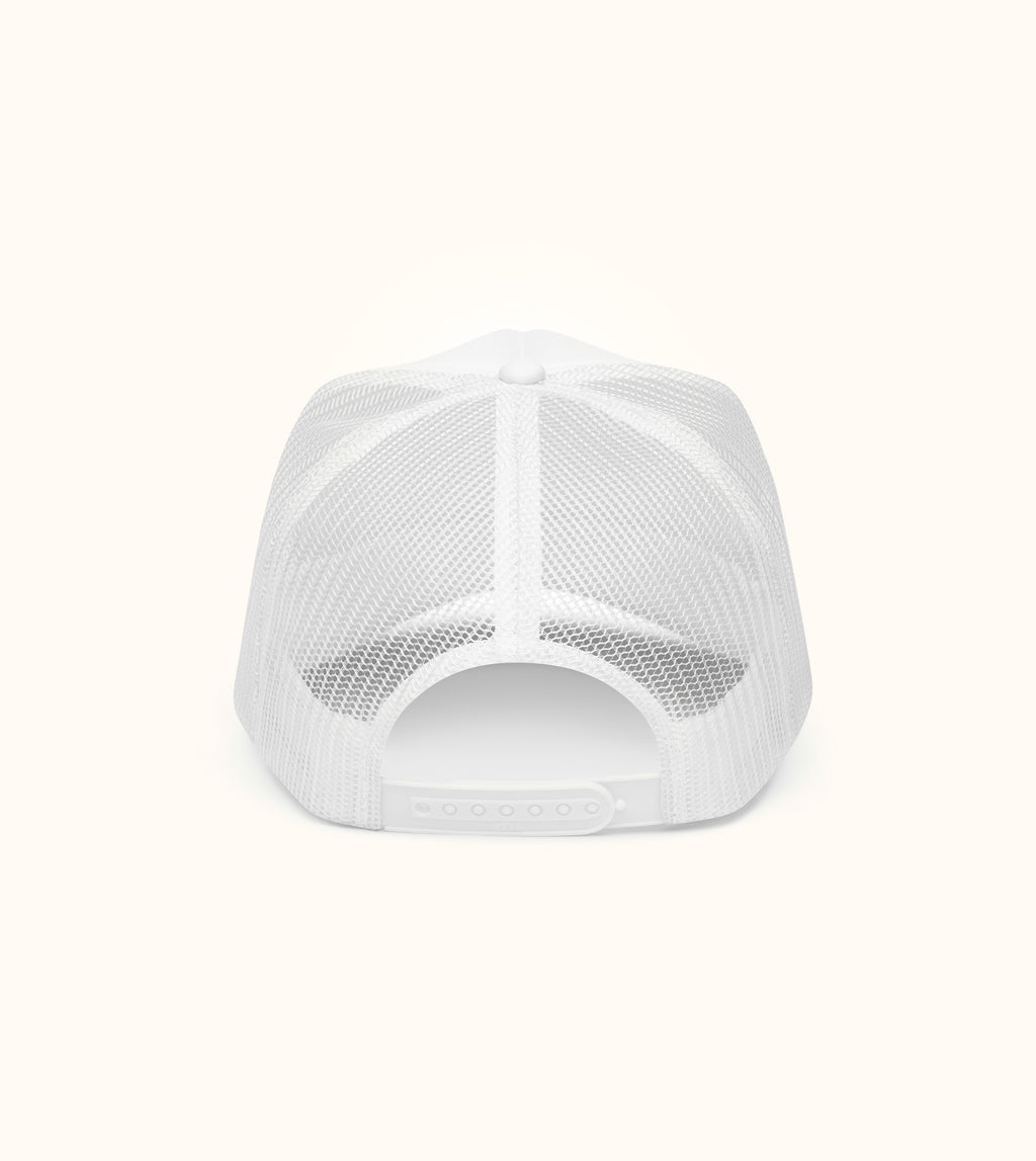 Birdflip® script foam trucker hat