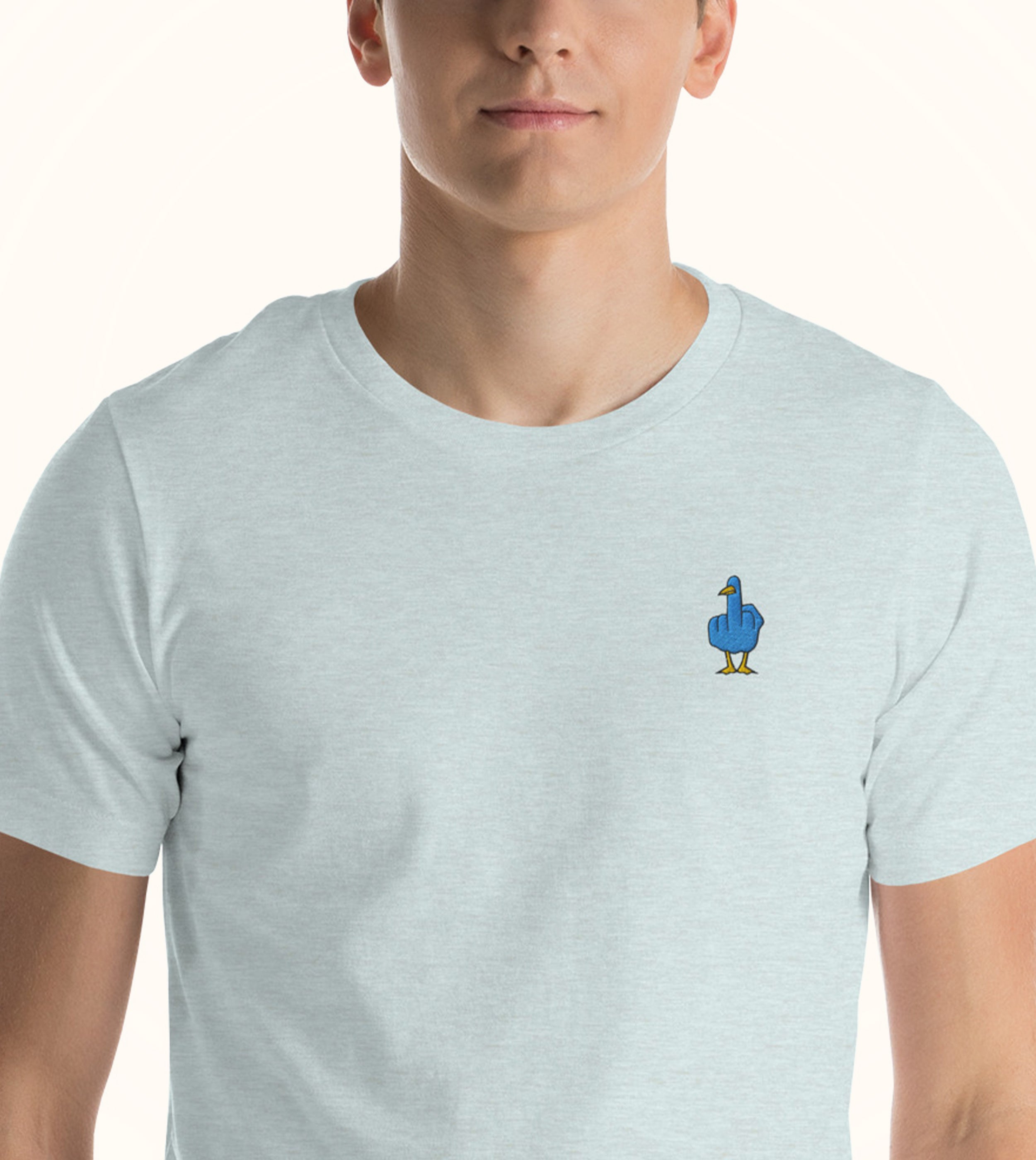 Birdflip® ice blue heather tee