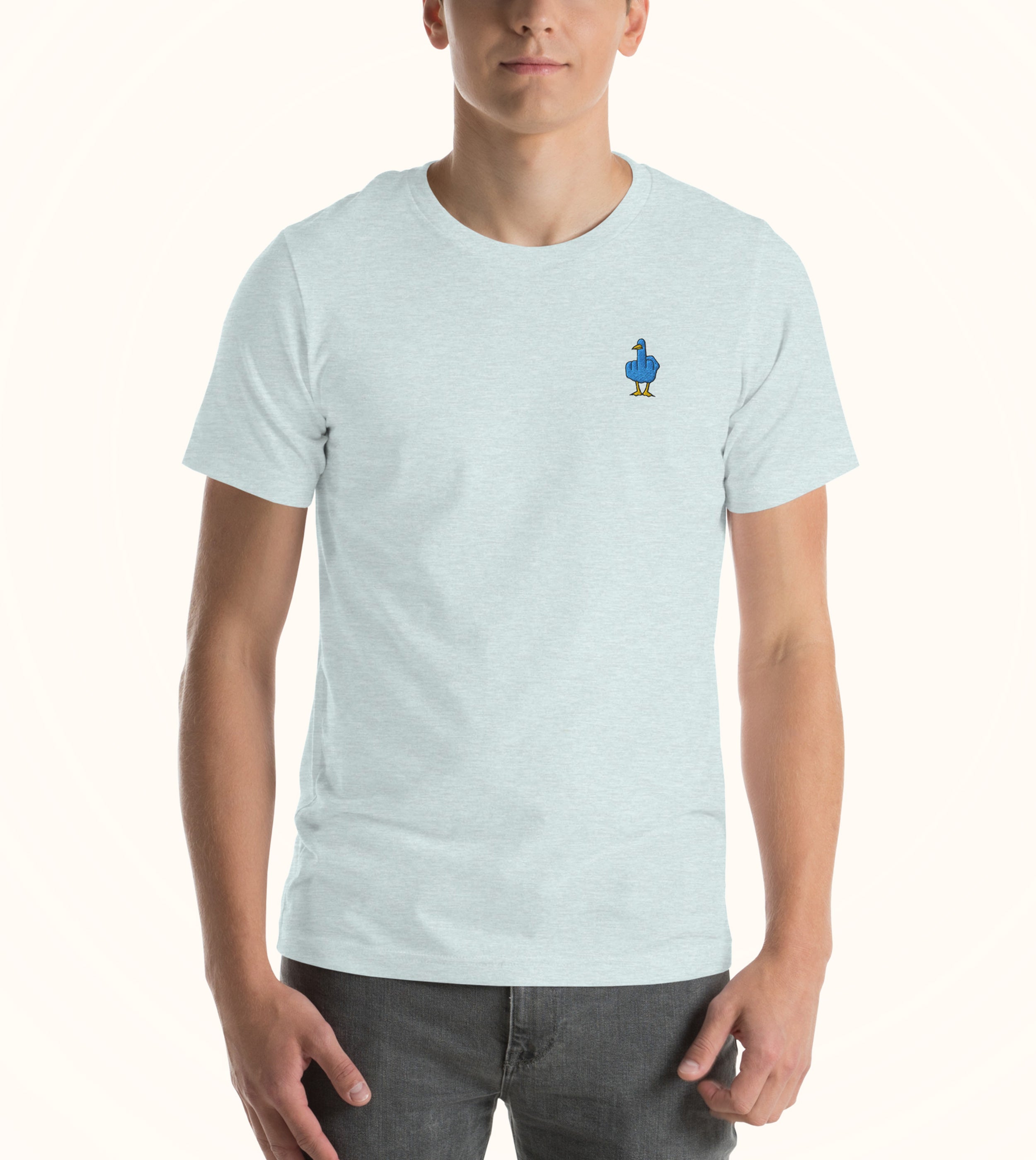 Birdflip® ice blue heather tee