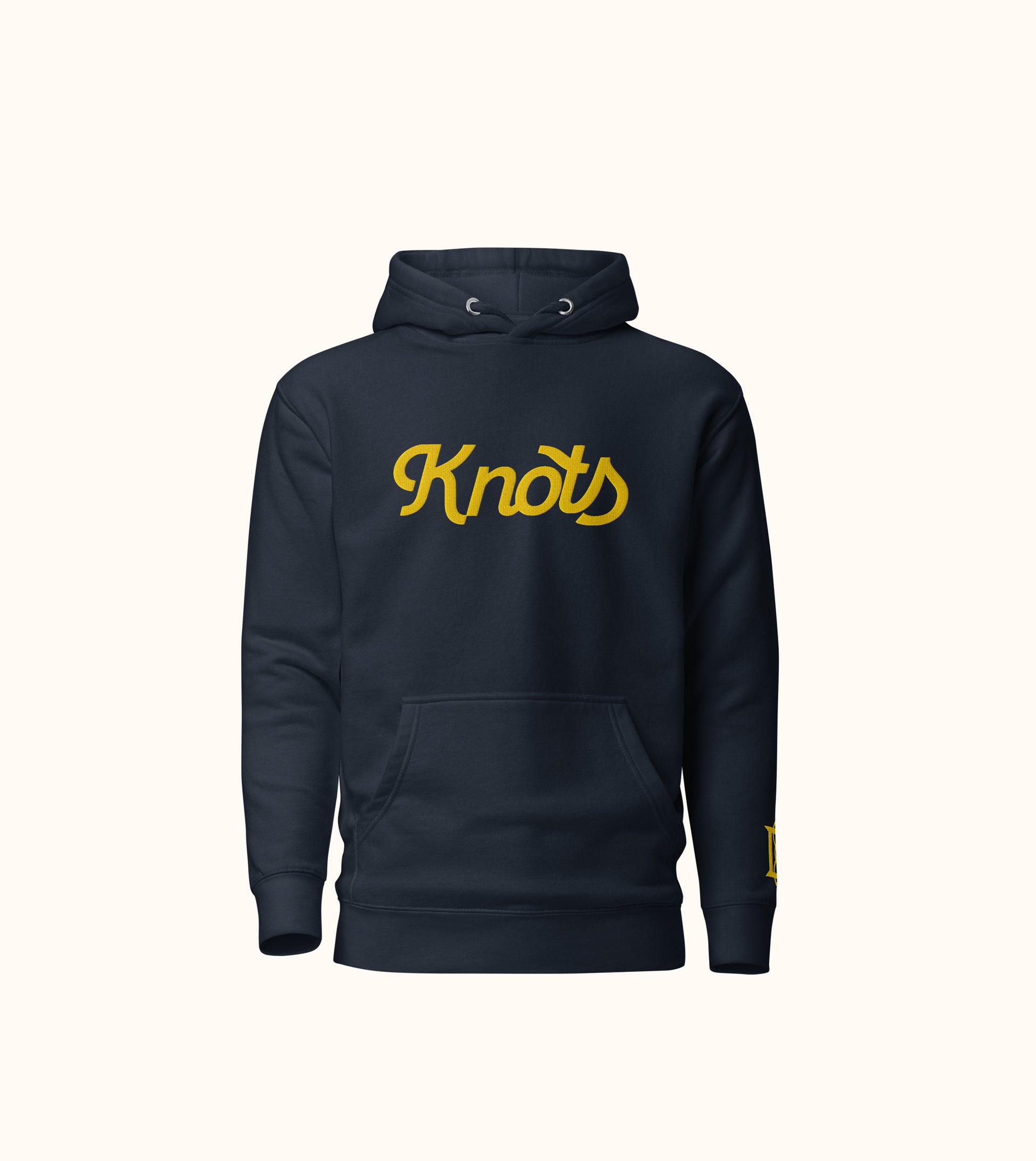 Birdflip® Knots script heavyweight hoodie