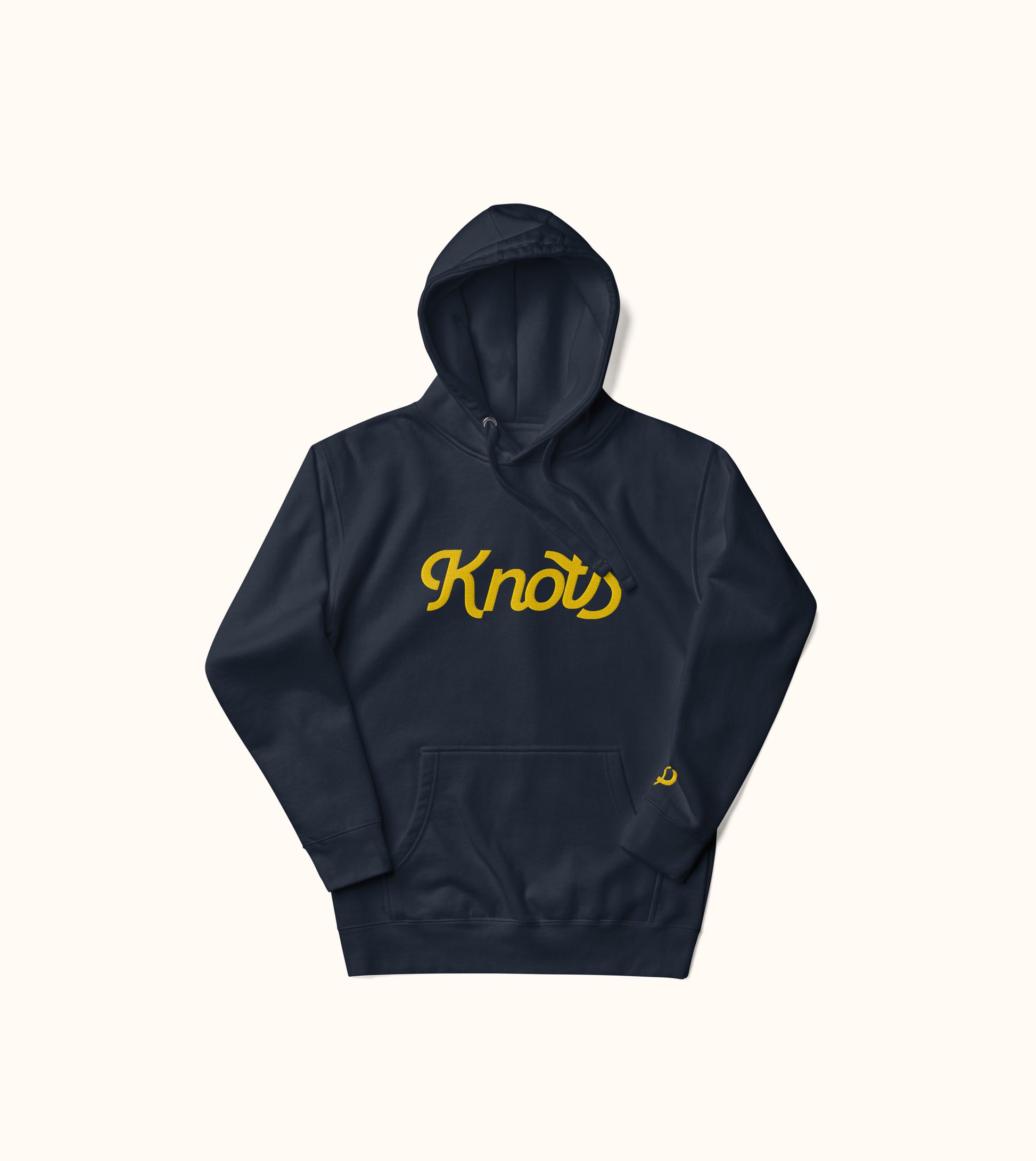 Birdflip® Knots script heavyweight hoodie