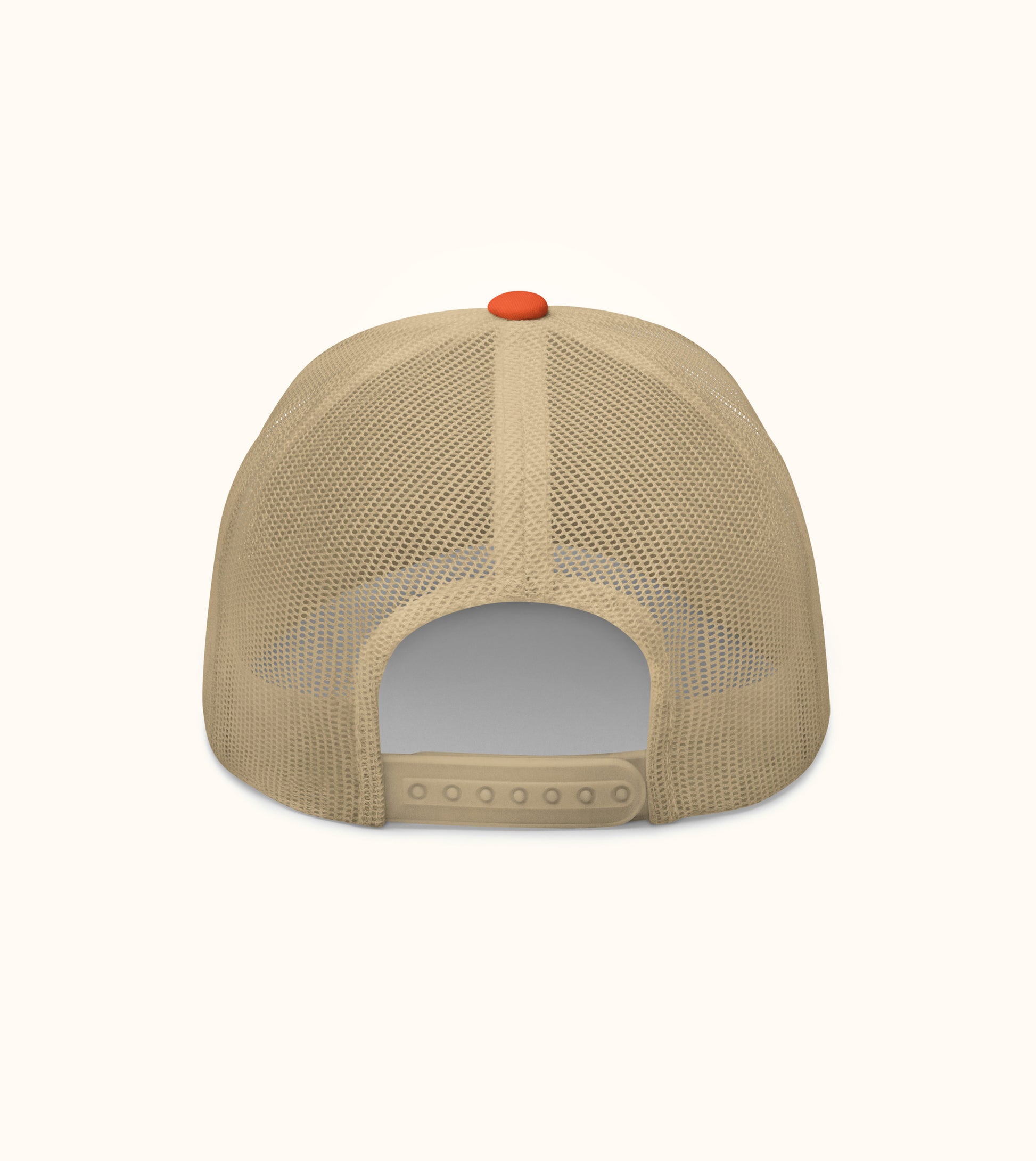 Birdflip® orange upside mesh trucker hat