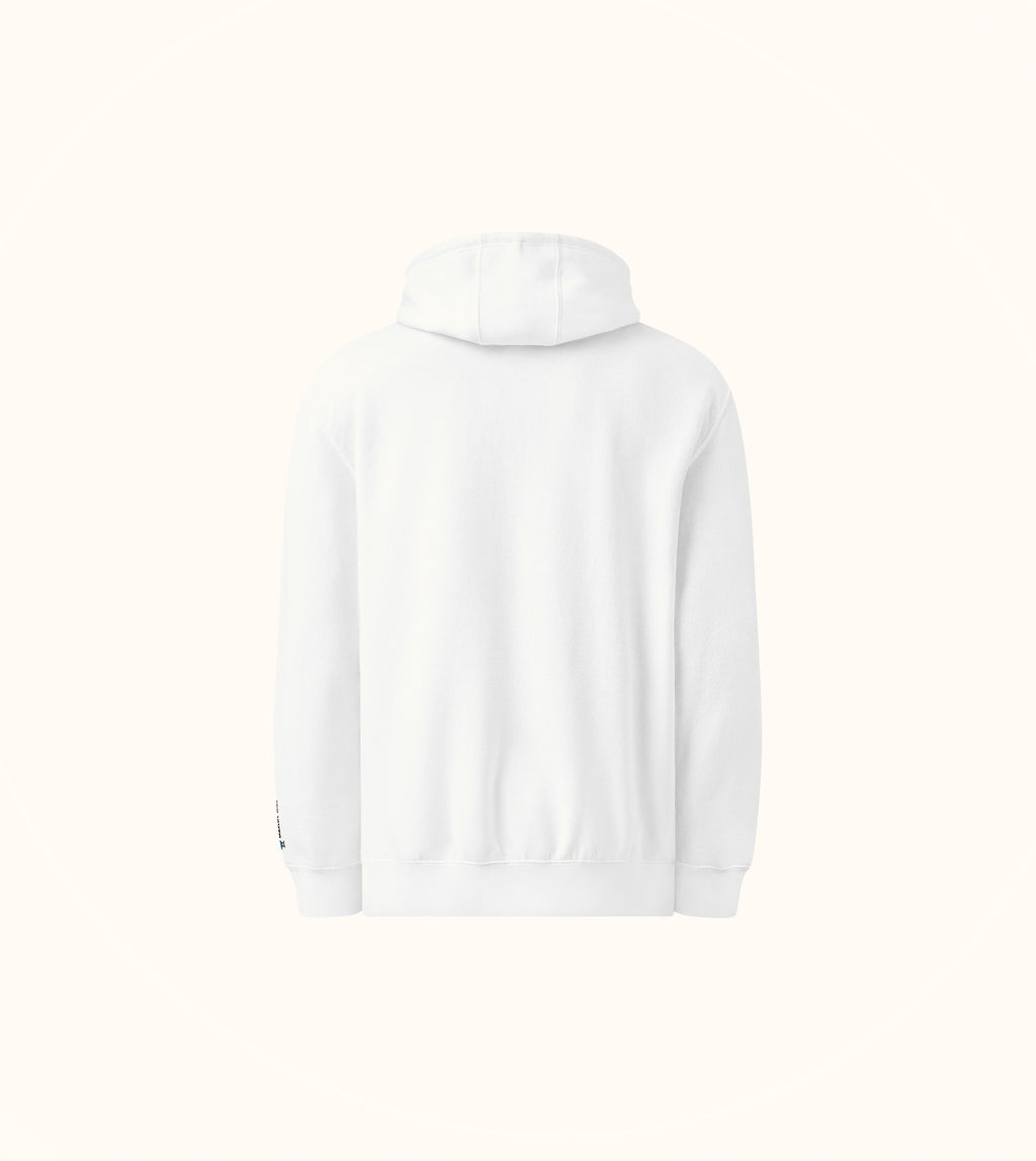 Birdflip® embroidered icon light hoodie