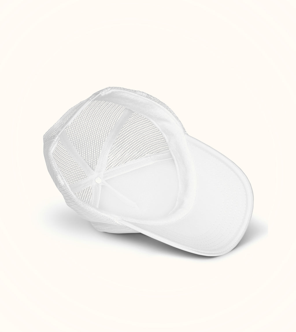Birdflip® White Paper trucker hat